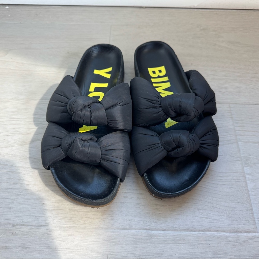 Bimba Y Lola Knotted Bow Sandal Slides —Size 37